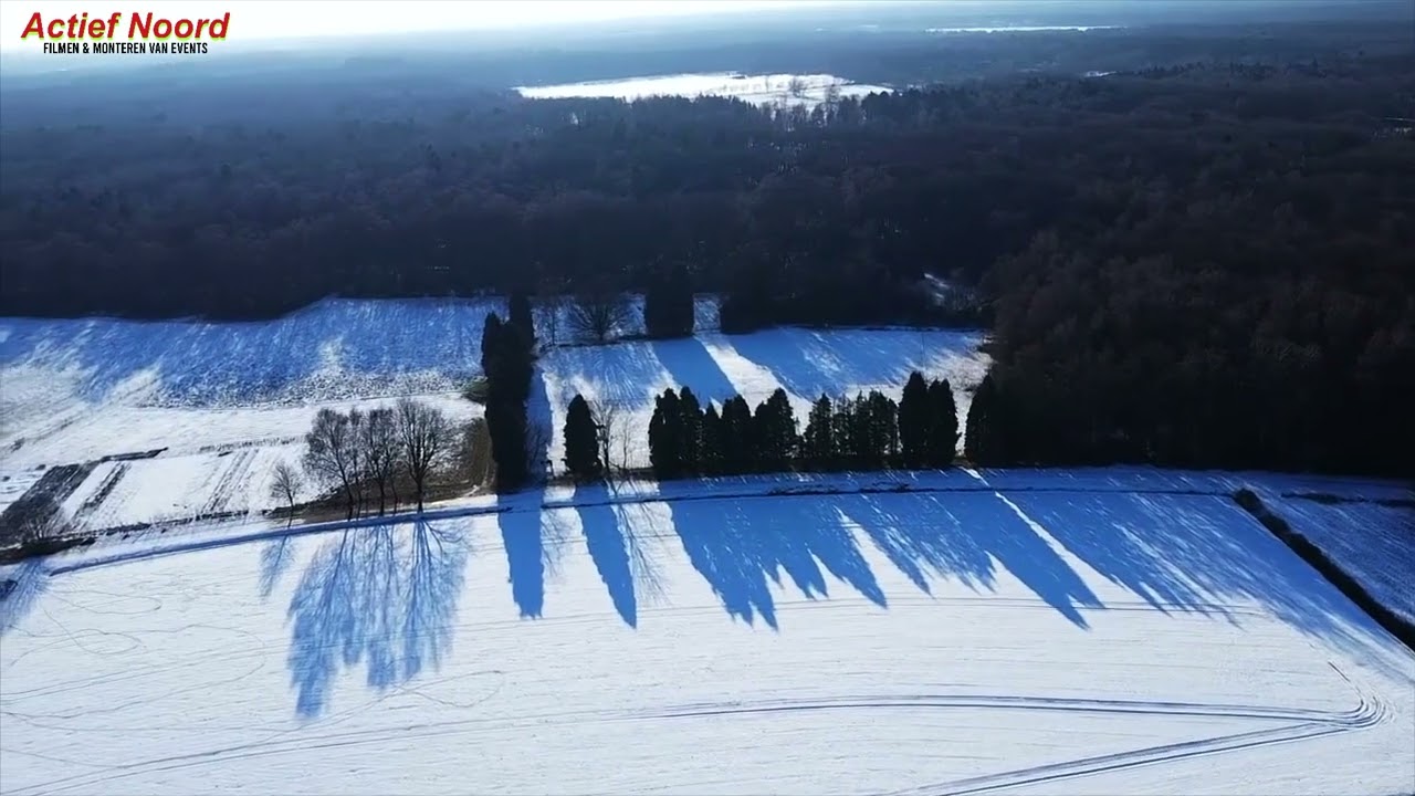 Gooreind onder laagje sneeuw
