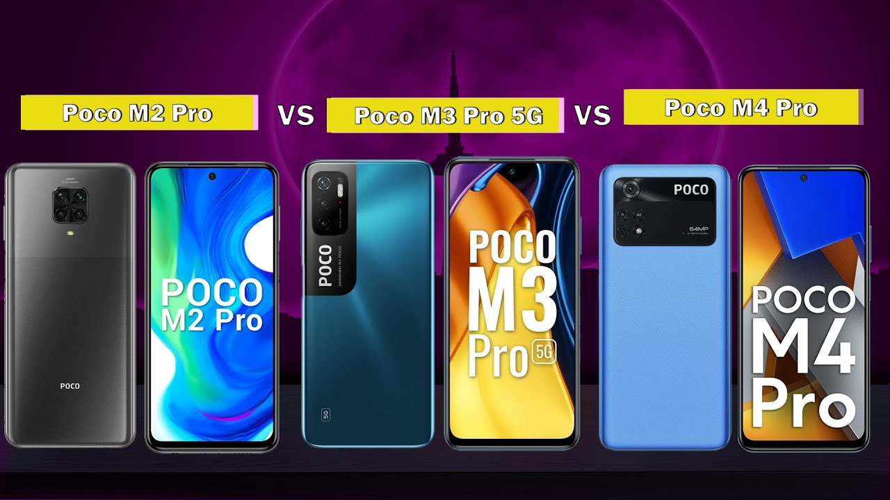 Poco M2 Pro vs Poco M3 Pro 5G vs Poco M4 Pro Complete Comparison | Poco M Series | Poco