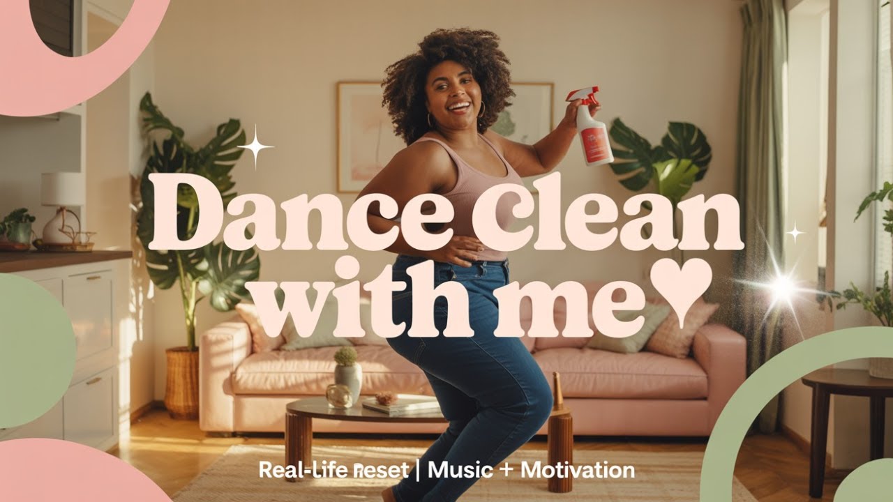 Realistic Clean With Me 💃 Cleaning Motivation + Dance Playlist - YouTube