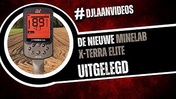 De NIEUWE metaaldetector Minelab X-TERRA ELITE uitgelegd!