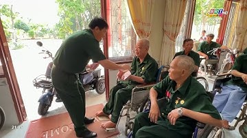 Thăm, tặng quà Trung tâm điều dưỡng thương binh và người có công Long Đất | BRT TV