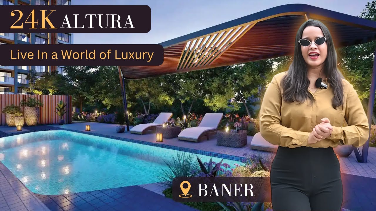Tallest Tower By Kolte Patil 24K Alutra 4BHK Ultra Luxurious sample flat at pan card club road Baner