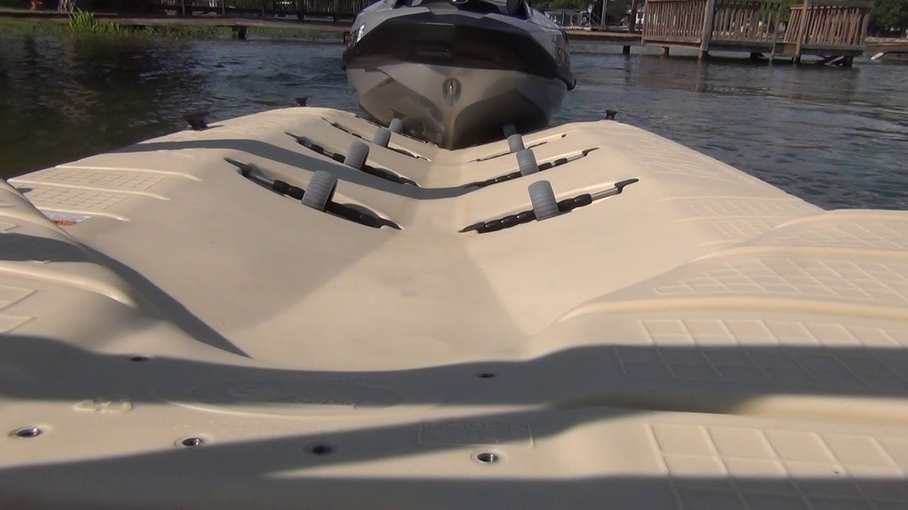 2018 Sea Doo GTX Drving onto EZ Dock 2i YouTube