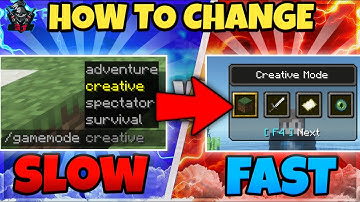 Minecraft fast game mode change | Minecraft tutorial