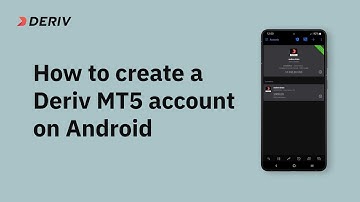 How to connect your Deriv MT5/MT4 account on your android device