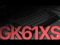 gk61xs | typing video (outemu blue switches)
