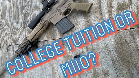 Knights Armament M110 SASS - KAC M11O - I Spent My College Tuition On This Rifle | MidnightRun