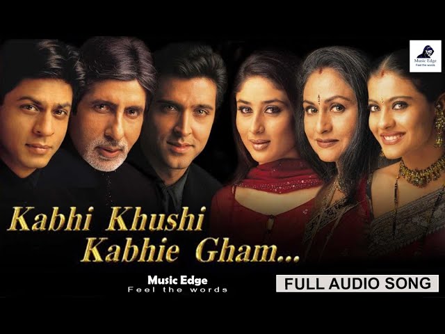 Kabhi Khushi Kabhie Gham Full Video - Title Track | Shah Rukh Khan | Lata Mangeshkar class=