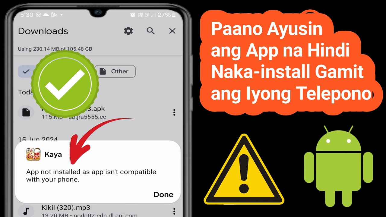 Paano Ayusin ang 'App Not Installed as App is Not Compatible with Your Phone' Error