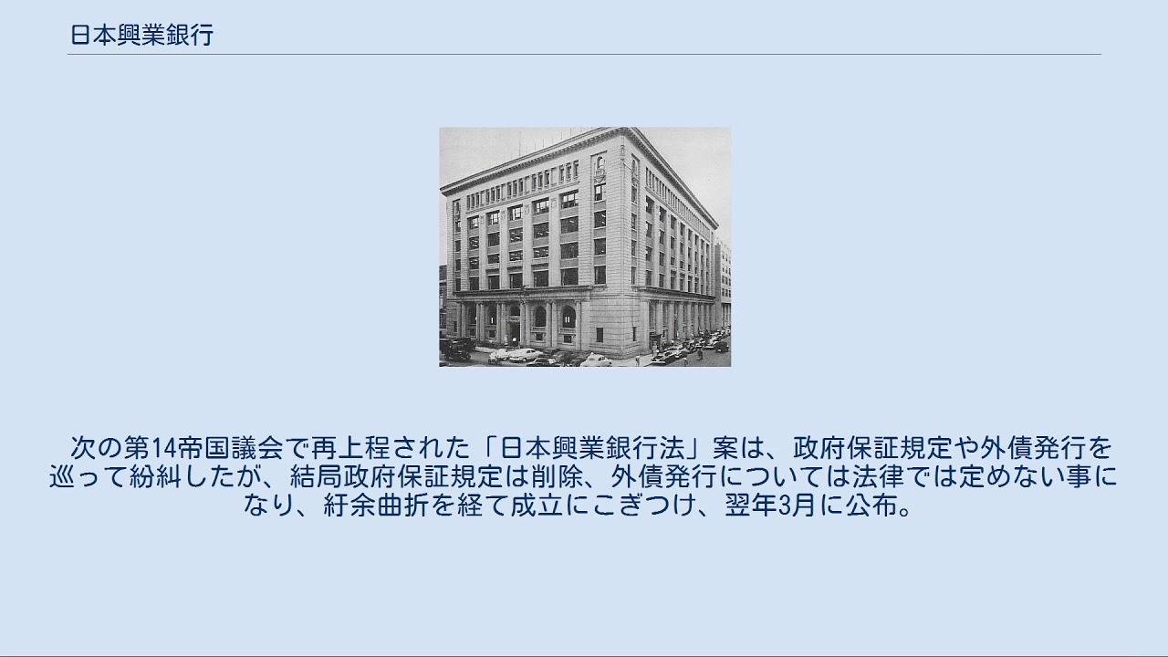 日本興業銀行 - YouTube