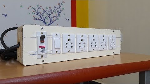 how to give switch board connection | 1switch 5socket connection mcb |mschinnasamy|MS