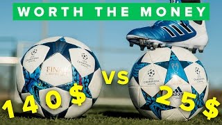 25$ vs 140$ FOOTBALL - BETTER?! screenshot 5