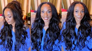 This Texture Is So Nice! 13*6 Layered Cut Kinky Straight 28 Inch Wig Ft Bgmgirl Hair
