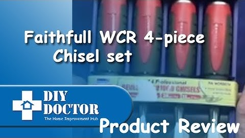 Faithful WCR chisel set - FAIWCRSET4