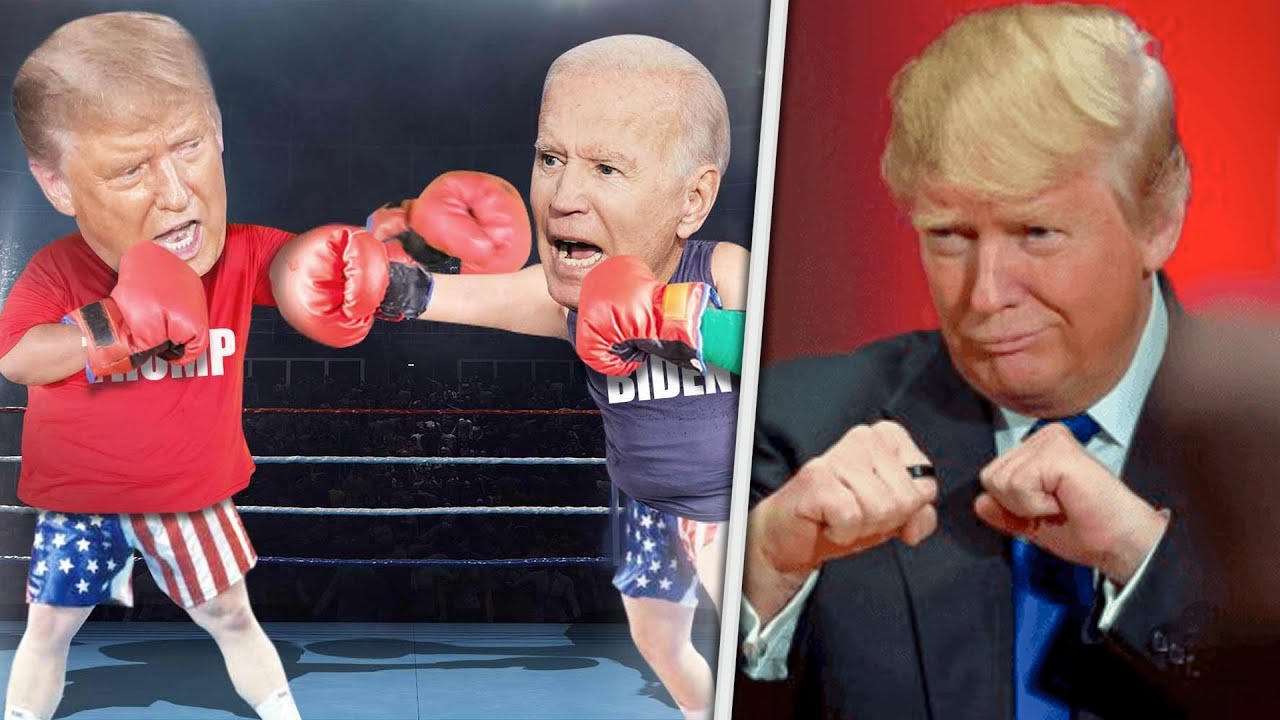 Donald Trump 'JOE BIDEN GOES DOWN IN FIRST FEW SECONDS ' TRUMP vs