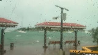 Powerful Hurricane Irma Roars into Caribbean