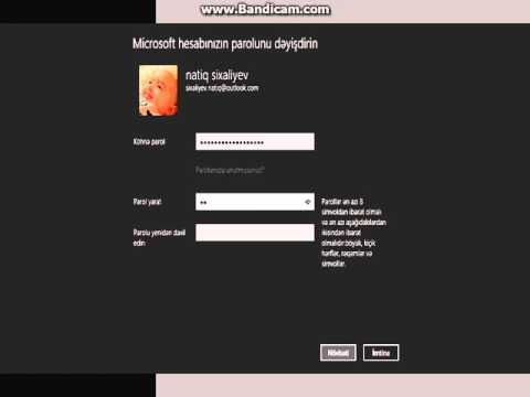 Video: Windows 8-ə Bir Parol Necə Qoyulur