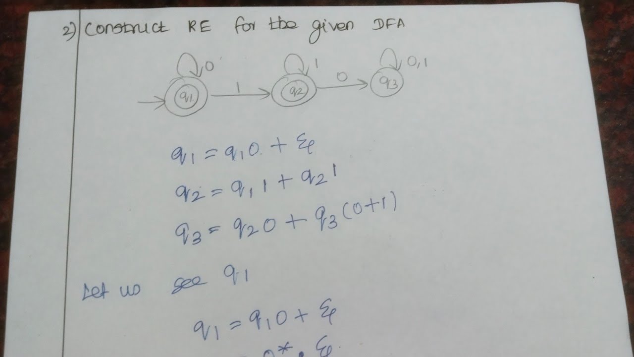 Automata to Regular Expression | CS3452 | TOC in tamil | Theory of Computation 