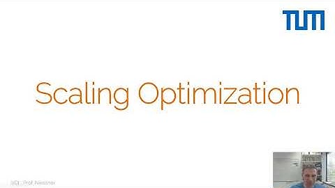 Introduction to Deep Learning (I2DL 2023) - 5. Scaling Optimization