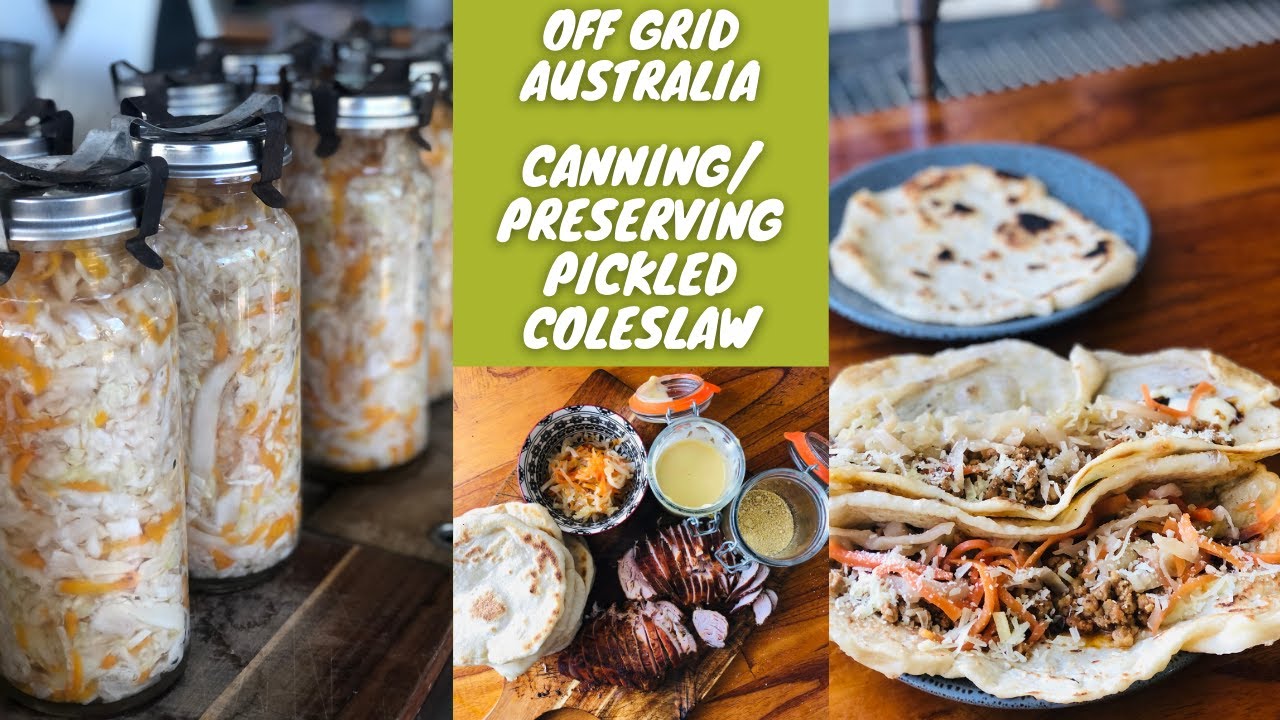 Preserving Cabbage | Canning Pickled Coleslaw | Food Security | Fowlers Vacola | Off Grid Australia