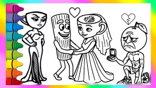 How To Draw Ballerina Capuchina & Sperssona Signora & Tung Tung Tung Sahur & Udin Din Din Dun