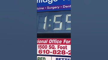 7-Segment Electromechanical Display STILL in action in 2023! #vane #display #flipclock