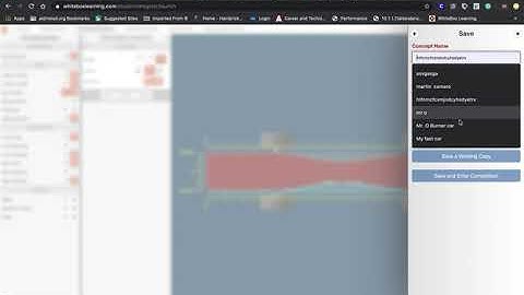Whitebox Dragster Tutorial (saving your file)