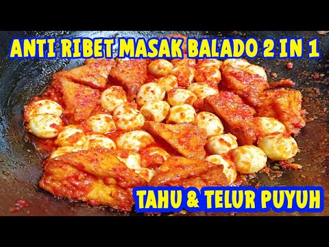 Resep Masakan Telur Puyuh Dan Tahu Balado