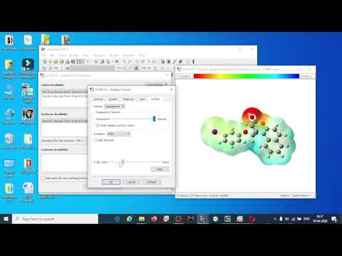 Electrostatic potential map using Gaussian softwware