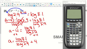 7.6 Solving Exponential Equations with Logarithms Part 2