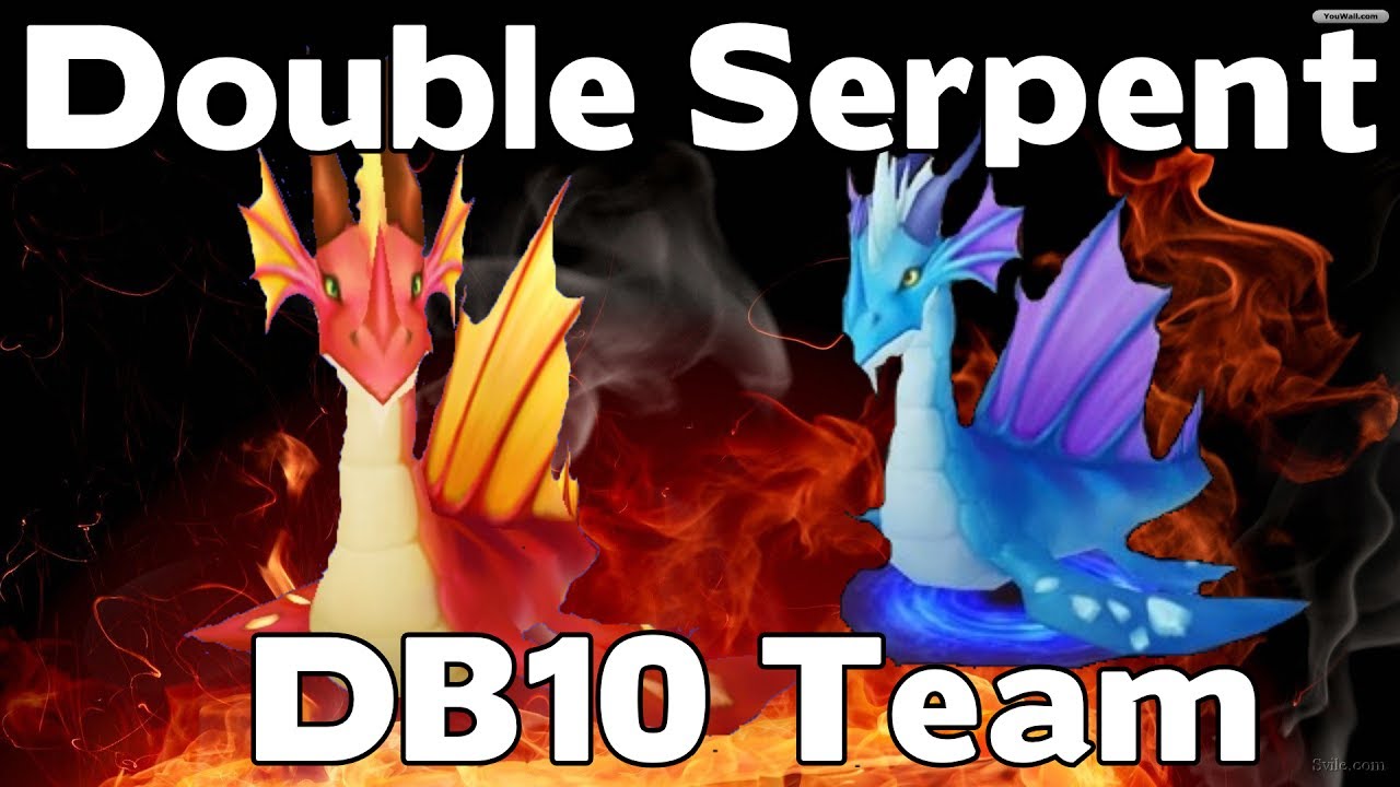 Summoners War - Dragons B10 with a Double Serpent Team - Shailoq and Fao DB10 Team