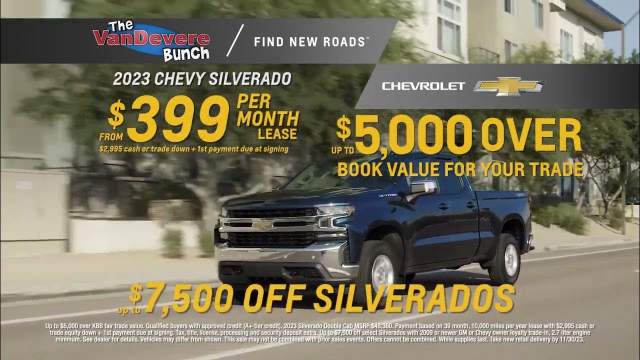 VanDevere Chevrolet Thanksgiving 2023 Silverado Savings YouTube
