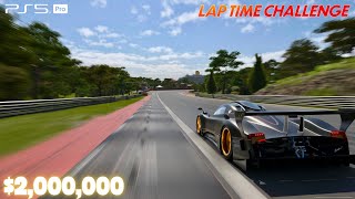 Gt7 Lap Time Challenge Dragon Trail Seaside Pagani Zonda R 09 Gran Turismo 7 Gameplay