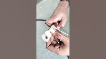 Clever connection process of cable copper wire head and terminal block