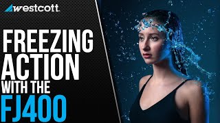 Using Strobes to Freeze Action in Portraits with Quick Flash Duration Featuring the FJ400