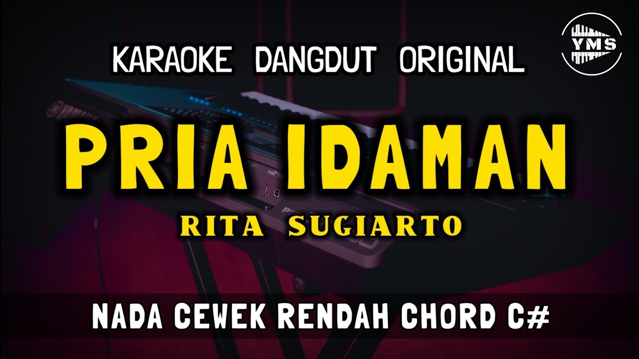 PRIA IDAMAN - RITA SUGIARTO || DANGDUT KARAOKE LIRIK || NADA CEWEK