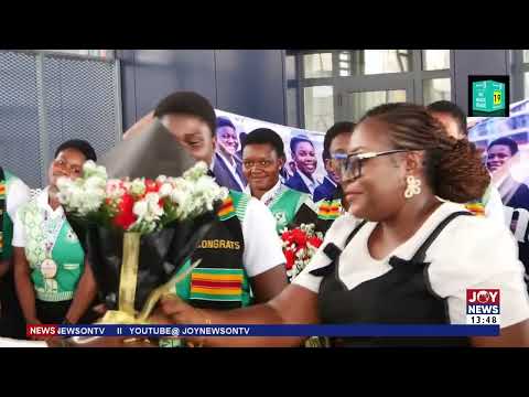 World Robofest Championship: Bosomtwe Girls SHS team returns to rousing welcome after placing 4th.