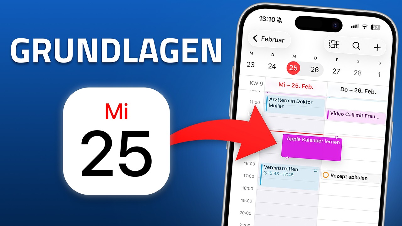 iPhone Kalender von Anfang an richtig nutzen (Einsteiger-Tutorial)