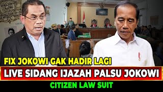 Sidang Lanjutan Citizen Law Suit Gugatan Ijazah Palsu Jokowi