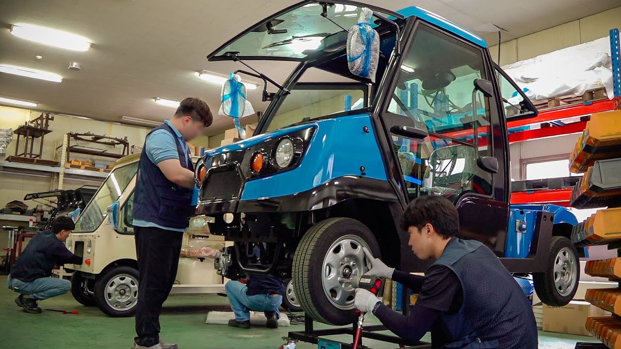 Процесс создания миниатюрного электрического пикапа