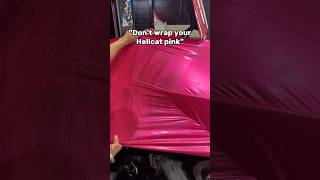 “Don’t Wrap Your Hellcat Pink” #hellcat #carwrap #pink #transformation #wrap #vinyl #shorts #viral