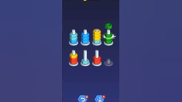 #game #gamedesign #sort #gaming#gameplay#gamelevel #puzzle #funny #video Nut sort game level 21 next