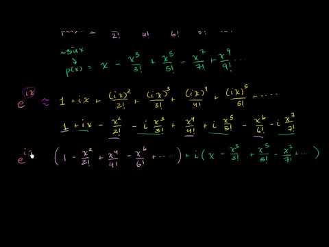 Video 212. Công thức Euler và Đồng nhất thức Euler | Giải tích phân | Khan Academy - youtube