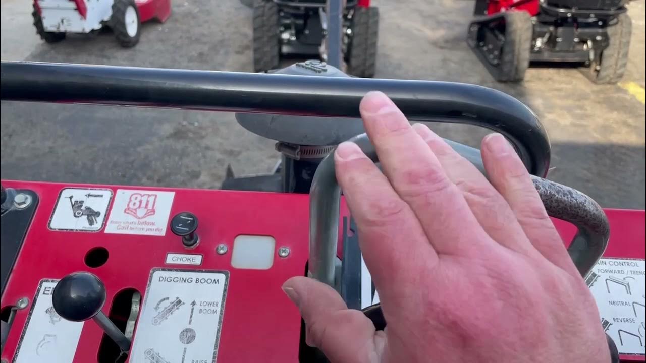 Operate A Trencher - Barreto Trencher Overview- Model 20RTK - YouTube
