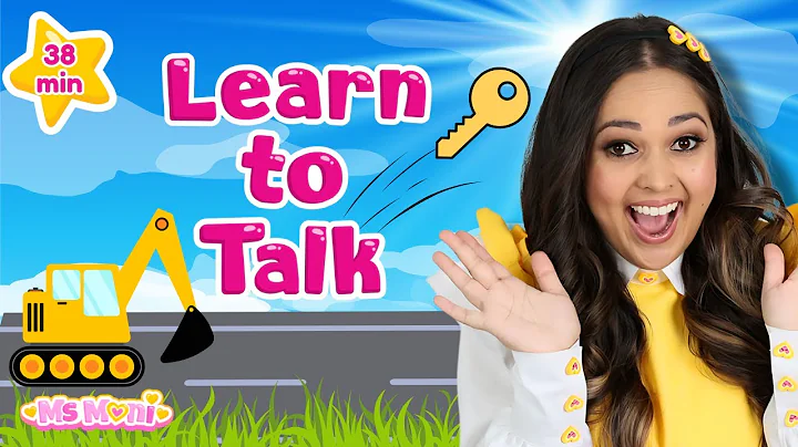 🏗️ Construction Toys, Monster Trucks & Seasons | Learn To Talk with Ms Moni | Kids Learning Videos