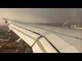 British Airways A320 landing in a hail storm at London Heathrow
