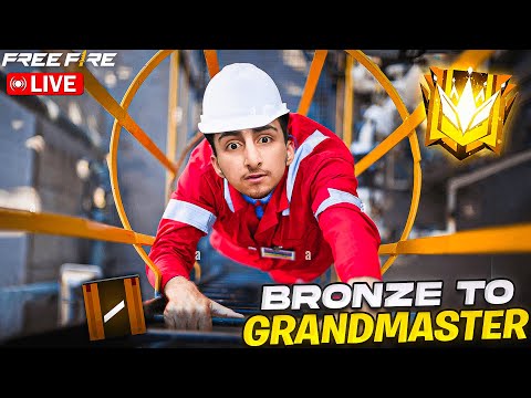 GOLD TO GRANDMASTER IN 5 DAY😡- Free Fire Live🍌