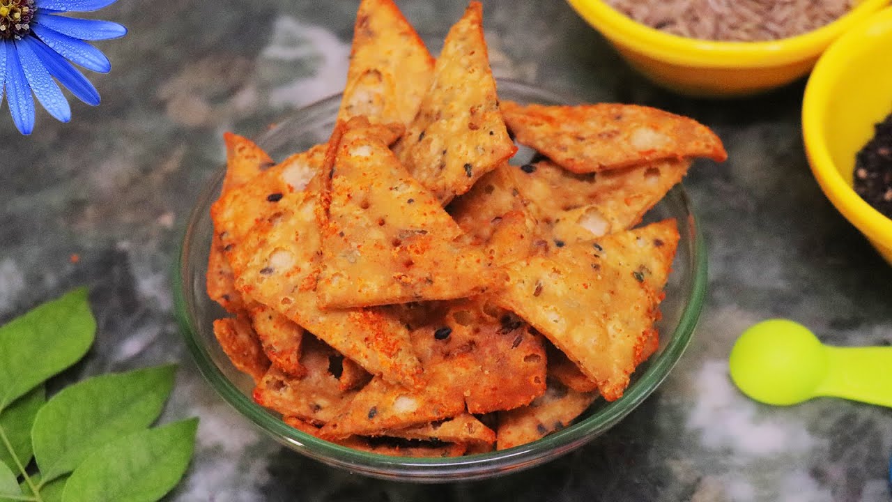Crispy & spicy Wheat flour chips - 2020 - Diwali special snacks recipe at home - YouTube