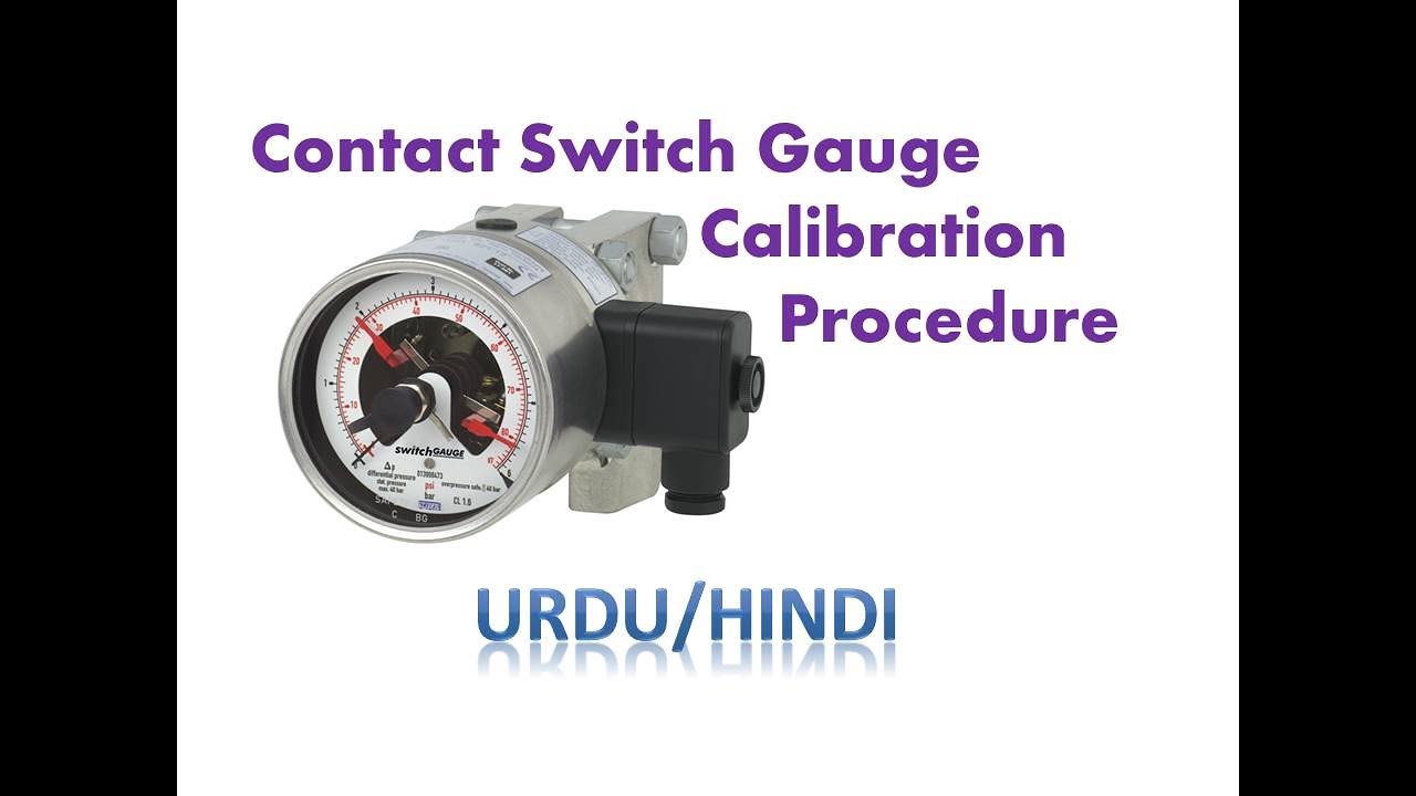 Contact switch gauge calibration procedure