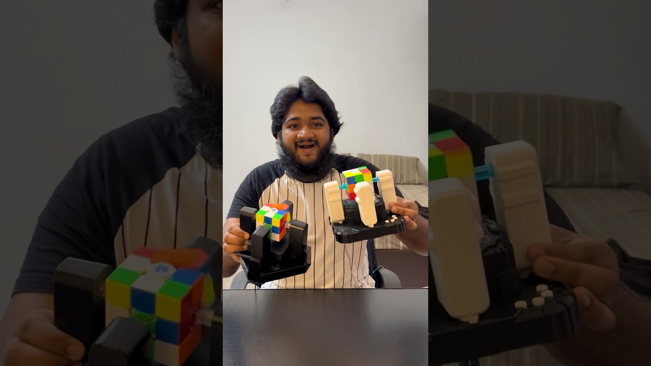 A Battle Between 2 Cubing Robots “RS3M V5” 